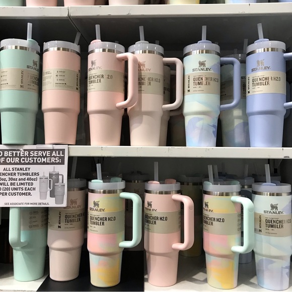 New Stanley Quencher Tumbler 2.0 40oz Clean Slate - Warm Serene Brushstrokes - Picture 9 of 9